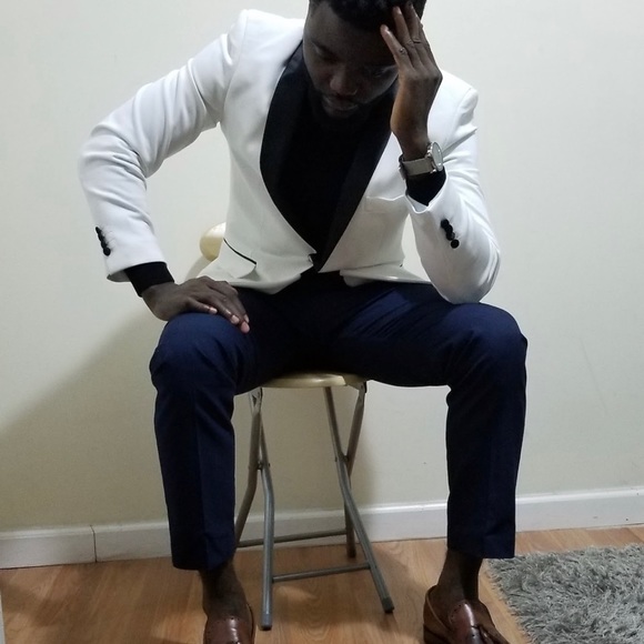 Men tuxedo white and black - Picture 2 of 11